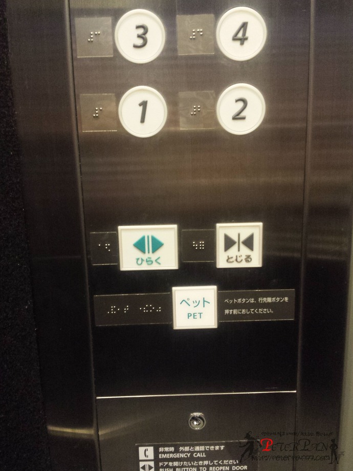 엘리베이터 펫 PET 버튼 エレベーター ペットボタン